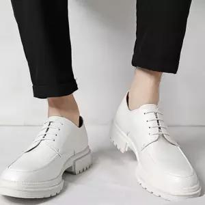 남성 백구두 화이트 공연 옥스포드화 신발 슈즈 구두 연주