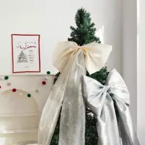 크리스마스 대왕 리본 매장 트리 파티용품 웨딩