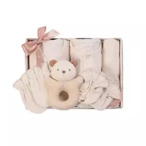 오가닉맘 [본사] [출산선물] 오가닉5종세트(내의+배내저고리+손발싸개+딸랑이인형)