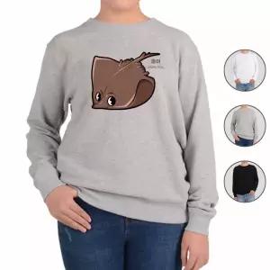 맨투맨 전색상 바다생물 해양 홍어 프린트셔츠 ENl7+7oHa