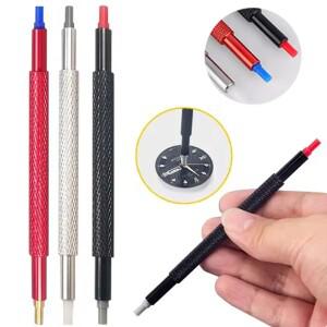 3개/몫 시계 핸드 프레 서 푸셔 피팅 세트 키트 손목 바늘 홀더 제조 업체에 대한 고무 헤드 수리 도구