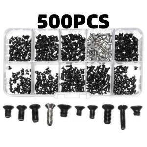 IBM호환 hp 호환 dell호환 하드웨어 부품과 호환되는 노트북 용 500피스 컴퓨터 나사 구색 키트 M2/M2.5/M3