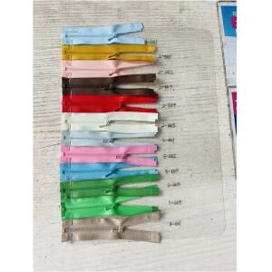 나일론 오픈 지퍼 바느질 인형 의류  스크랩북 아플리케 액세서리   색상 미니 소형  10cm  0   10-100 개