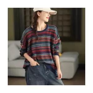 여성용 스트라이프 셔츠 긴팔 오피스룩 슈트 이너 KS1