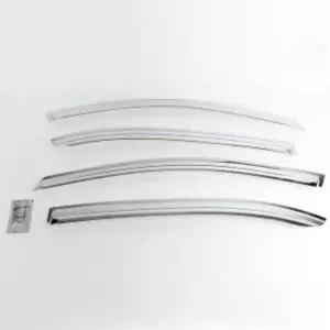 [CAR] 뉴프라이드 썬바이저 크롬 빗물받이 선바이저 5도어