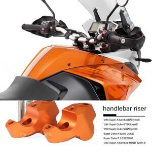 1050 ADV 슈퍼 어드벤처 R S T CNC 듀크 GT 바이크 오토바이 핸들바 라이저 드래그 클램프 확장 어댑터