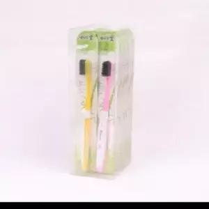 [반려] 구강세척용 칫솔 숯모 10개 자연 소재 대나무