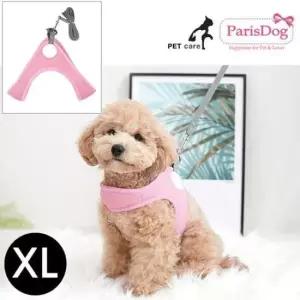 [반려] 촘촘 리드줄세트 매쉬하네스 핑크 XL