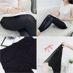 에어로빅 요가 댄스 인견 고탄력 여성용 스판 레깅스 cAC6+9aqT