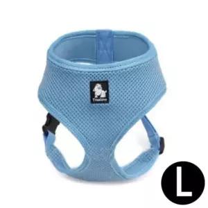 [반려] 블루 강아지 트루러브 하네스 하네스 에어매쉬 L
