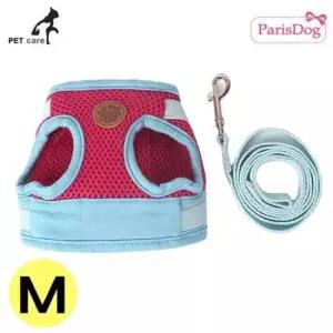 [반려] 탑 매쉬 하네스 핑크.블루 M