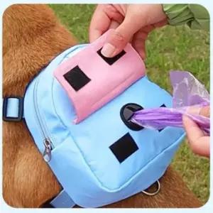[반려] 강아지산책백팩 하네스가방 애견산책가방 애견