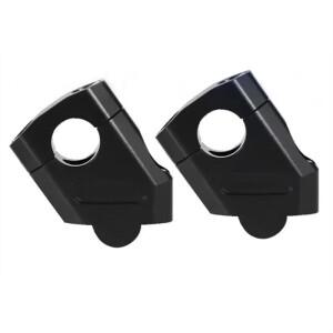 핸들바 라이저 바 마운트 클램프 1쌍 범용 바이크 오토바이용 22mm 혼다 호환 BMW 호환 스즈키호환용