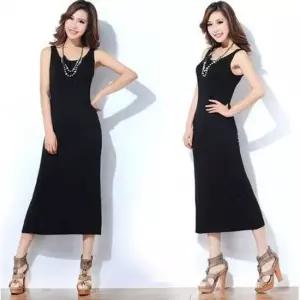 여름원피스 더하기 민소매롱원피스 면원피스 원피스