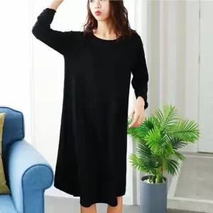 홈웨어 캡내장원피스 박시 노브라 편안한 무지 원피스