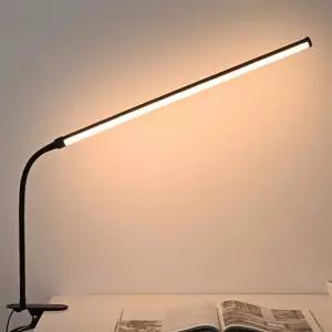 스탠드 플렉시블 LED 집게 조명(78cm) (블랙)