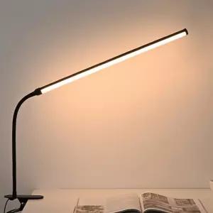스탠드 플렉시블 LED 집게 조명(58cm) (블랙)