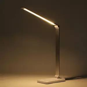 스탠드 포커스 LED 조명(실버)