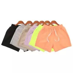 여성용 허리밴딩 스판 반바지 여름 숏팬츠