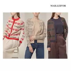 [홈쇼핑인기]마예도르 자카드 가디건+반팔니트 2종