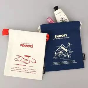피너츠 사무용품 스트링 75주년 파우치 스누피