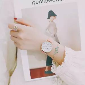 손목시계 포유 레이어드 팔찌 2종세트(피치핑크)