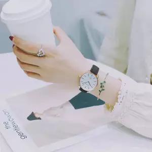 손목시계 포유 레이어드 팔찌 2종세트(블랙)