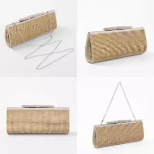 골드 파티 클러치백 미니클러치백