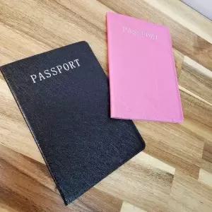 핑크 블랙 여권지갑 여권케이스 여행사 단체선물 커플여권지갑 여행용품 여권집 여권홀더