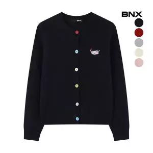 택가 59,000원 [BNX] 컬러 버튼 도그 자수 니트 가디건 (BX4CD003L0)