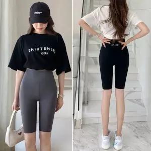 5부레깅스 심리스 봉제선없는 하이웨스트 여성 신축성 MYb1+6TUw