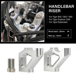 Tiger 900 GT PRO 용 바이크 오토바이 핸들 바 라이저 클램프 850 800 Explorer 1200 드래그 확장 어댑터