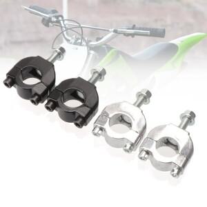 바이크 오토바이 7/8 ''22mm 핸들 바 라이저 어댑터 클램프 2 스트로크 47cc 미니 소형 모토 먼지 자전거