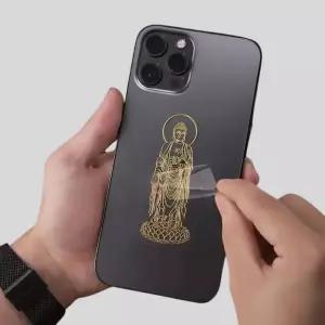 수호부적 불교 금속 스티커 수호불