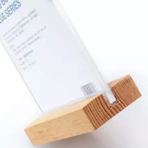 A4 우드 투명 아크릴 미용실 네일샵 메뉴판 가격표 피