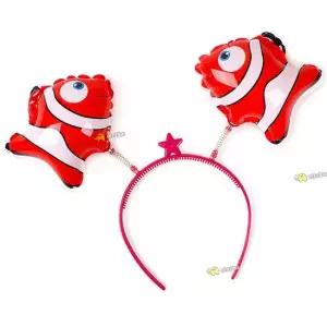 아동 풍선 머리띠 물고기 1P 파티 놀이공원 헤어밴드