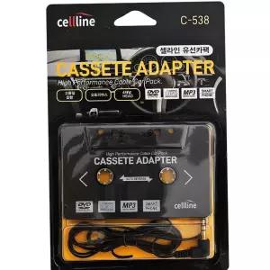 카팩 유선카팩 스마트폰 mp3 셀라인 카세트형 4채널 C-538