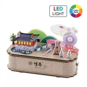 [콩심팥심]DIY 회전 우드 인테리어 오르골 만들기 음악박스 교구