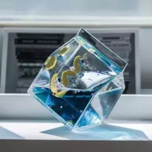 스노우볼 소품 우주 인테리어 워터볼 오일 멍 감성 테라리움 카페