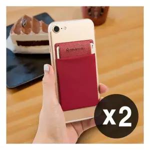 간절기룩 [2개]신지파우치 플랩 다용도 부착형 카드 케이스 수납 지갑 파우치 갤럭시 아이폰 악세서리 액세