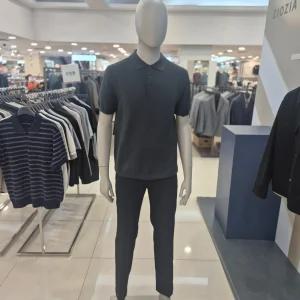 [지오지아]SS손세탁망세탁가능 스카스 반팔 카라니트ABF2ET1901