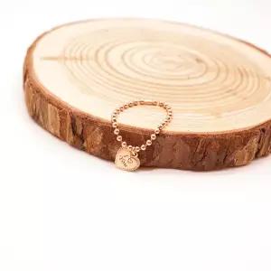 [오팔하우스]오팔하우스14k 하트참 볼 반지 OPDJR9248