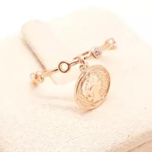 [오팔하우스]오팔하우스14k 코인참 반지 OPDJR4462