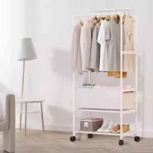 수납 더블 행거 다용도 옷정리 가방 보관함 정리대 시스템행거 옷걸이 옷장 수납장 옷걸이행거