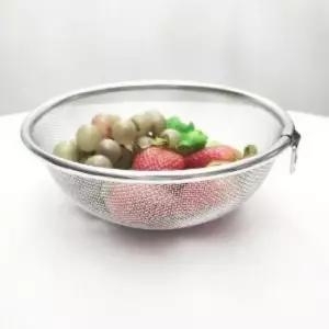 [JED] 원형 과일 바구니 와이어 철제 트레이 소