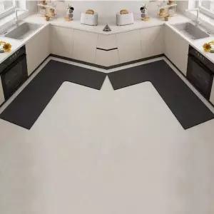 규조토 코너 주방매트 싱크대 바닥 미끄럼방지 L자 코너매트 바닥매트 발매트 욕실매트