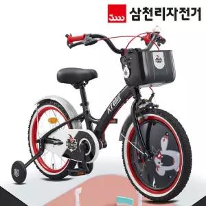삼천리 KBO KT 위즈 18인치 어린이용 네발 자전거 보조바퀴 2026년형 번호키 증정