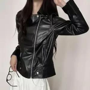 [SBD] 아우터 여자 재킷 슬림핏 라이더자켓 가죽 기본 유광