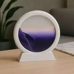 모래 움직이는 액자 소원 샌드 아트 감성 인테리어 화이트퍼플