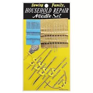 수선 바늘 제봉 커브바늘 26P세트 홈질 수예 돗바늘